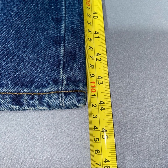 Levi's® Men's 505 Straight Leg Regular Fit Jeans - Dark Blue 40x32 - Picture 13 of 16